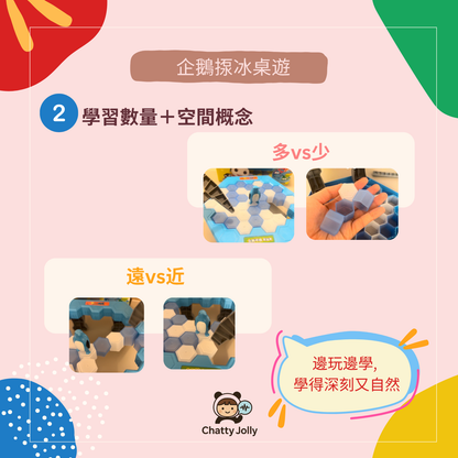 【台灣直送】企鵝揼冰｜親子語言學習桌遊